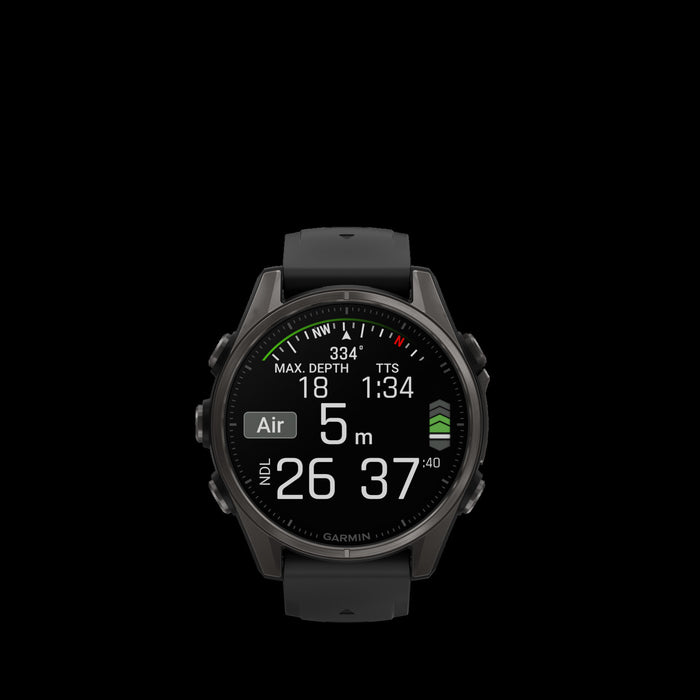 Garmin Fēnix 8 Amoled Sapphire Smartwatch 43mm - Gps, Compass, Gyroscope And Barometric Altimeter 