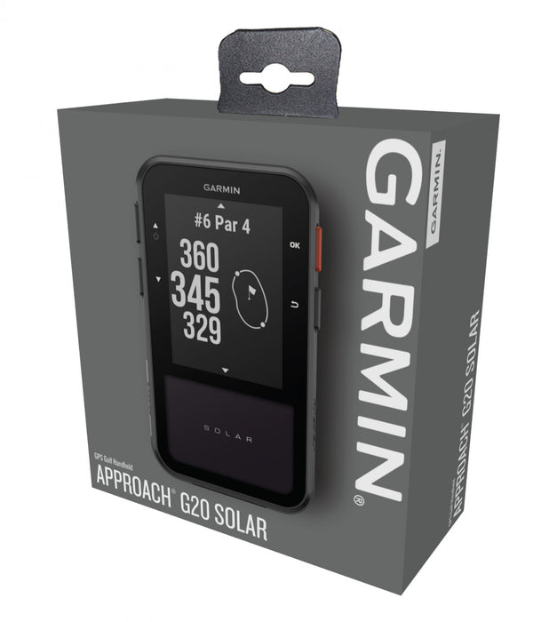 Garmin Approach G20 Solar Course Caddy - 2.2\" Sunlight Readable Handheld Golf Gps, Virtual Coach With 43,000 Preloaded Courses Worldwide