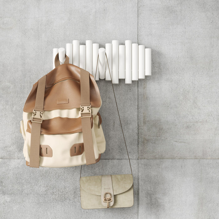 Umbra Picket Rail Wall Hooks - White