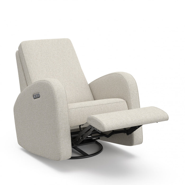 Storkcraft Santa Monica Power Recliner - Dune Basketweave