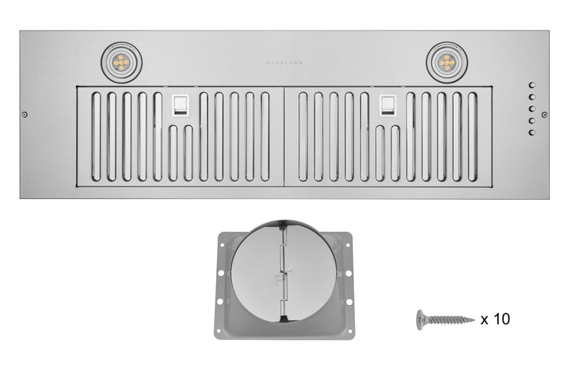 36 Inch Insert Convertible Range Hood (11.25 in. Deep) with Stainless Steel Filter