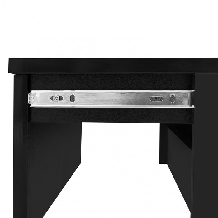 Ethan Lift-Top Coffee Table with LED Lighting and Sliding Extendable Top,Black