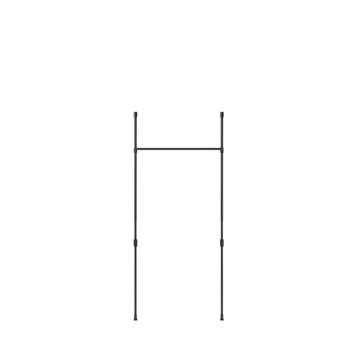 Umbra Anywhere Matte Black Expandable Curtain Rod and Room Divider - 36\"-66\" 