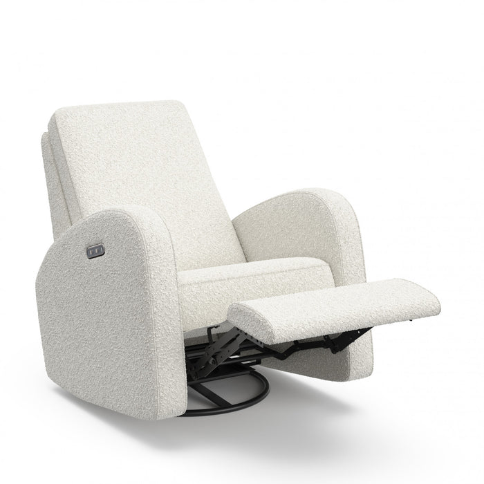 Storkcraft Santa Monica Power Recliner - Ivory Boucle