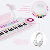 Costway 37-Key Keyboard Piano Electronic Musical Instrument Pink