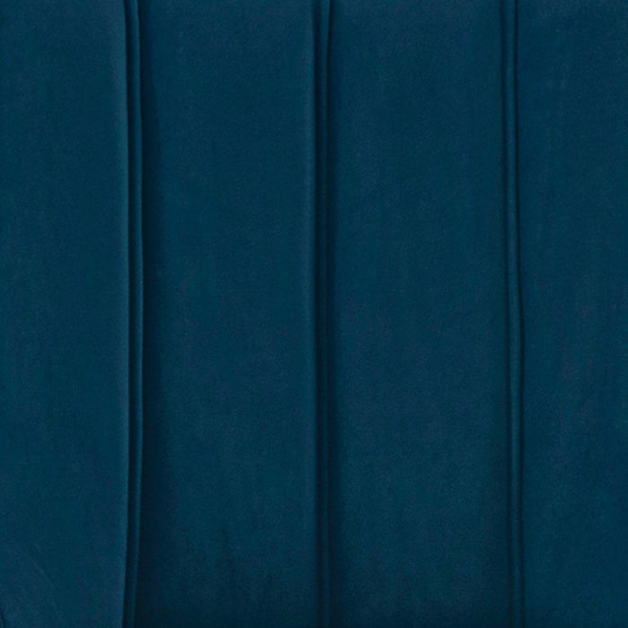 Eda Modern Wood Upholstered Dining Chair in Midnight Blue - Set of 2