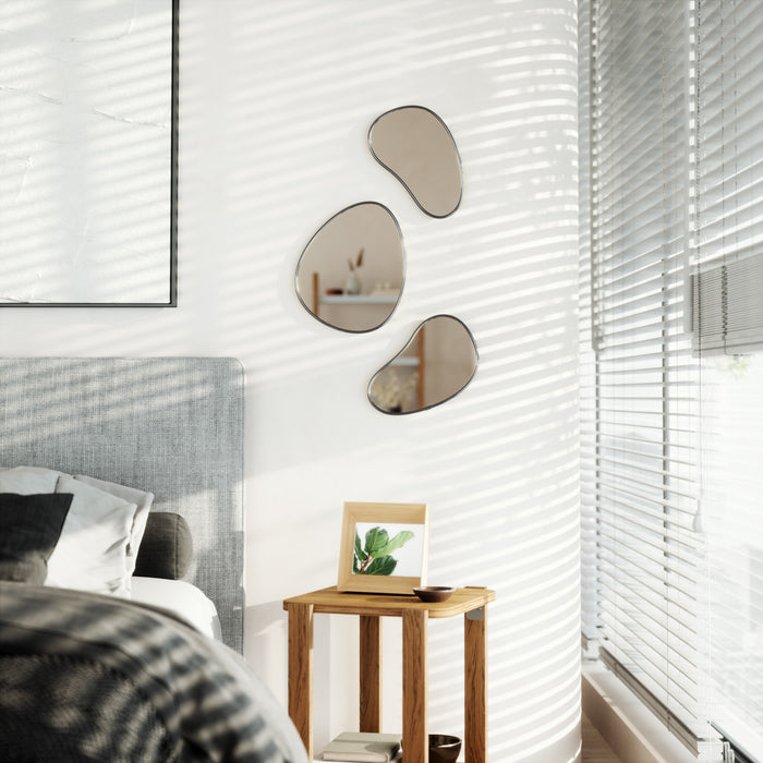 Umbra Hubba Pebble Mirrors - Set of 3