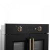 Forno Asti 30" French Door Electric Wall Oven, Black, 3.68 cu. ft. - FBOEL1333-30BLK | Four mural electrique a porte francaise Asti 30 po, noir, 3,68 pi³ - FBOEL1333-30BLK