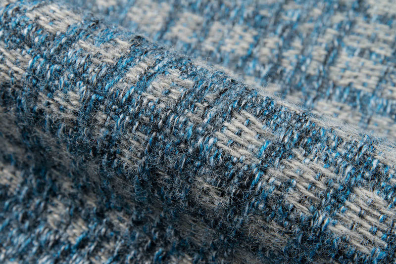 Nayah Contemporary 2'0\" x 6'0\" Runner Rug in Blue Indoor Area Rug