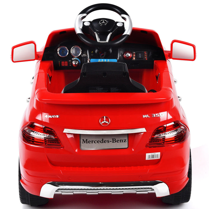 Costway Mercedes Benz Ml350 6v Electric Kids Ride On Car Licensed Mp3 Rc Remote Control