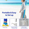 Costway 6.5 FT Patio Beach Umbrella Sun Shade Tilt Aluminum Sports Portable Carry Bag