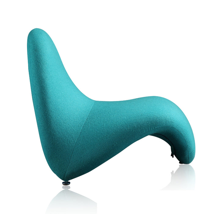 Manhattan Comfort Moma Wool Blend Accent Chair - Teal