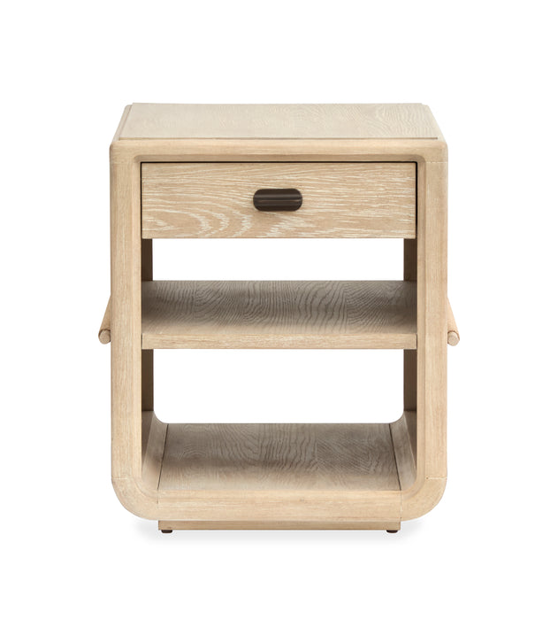 Adelaide 22\" End Table with Storage - Sanibel Brown
