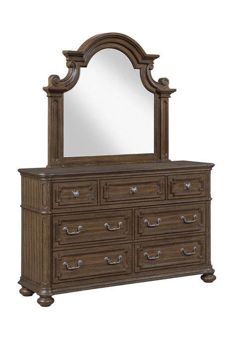 Ambrose Bedroom Dresser Mirror – Brown
