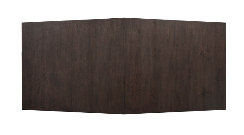 Arden Dining Extension Table with Trestle Base, 84-108\"W - Espresso Brown