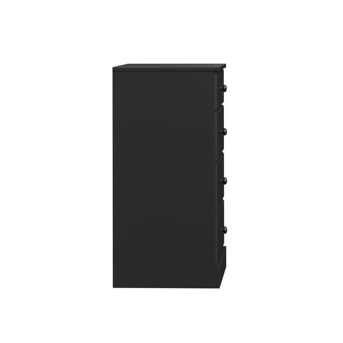 Astrid 4-Drawer Dresser - Black
