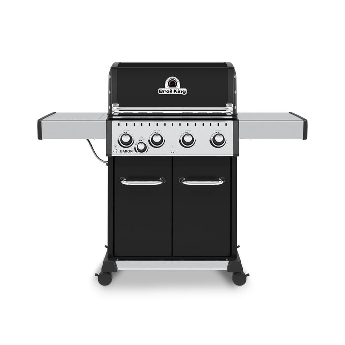 Broil King Baron™ 440 Pro Propane Gas Grill with Side Burner in Black - 875224