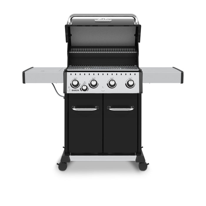 Broil King Baron™ 440 Pro Propane Gas Grill with Side Burner in Black - 875224