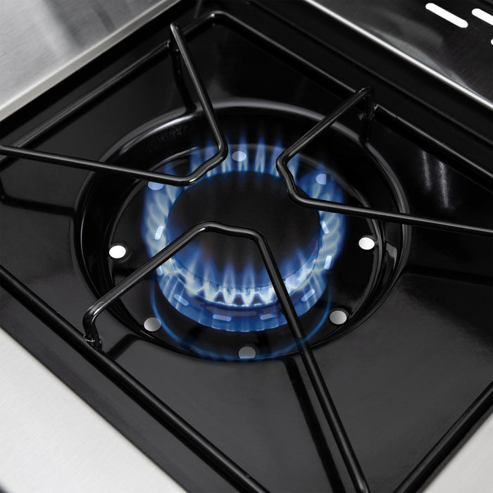 Broil King Baron™ 490 Pro Natural Gas Grill with Side Burner & Rear Rotisserie Burner in Black - 875247
