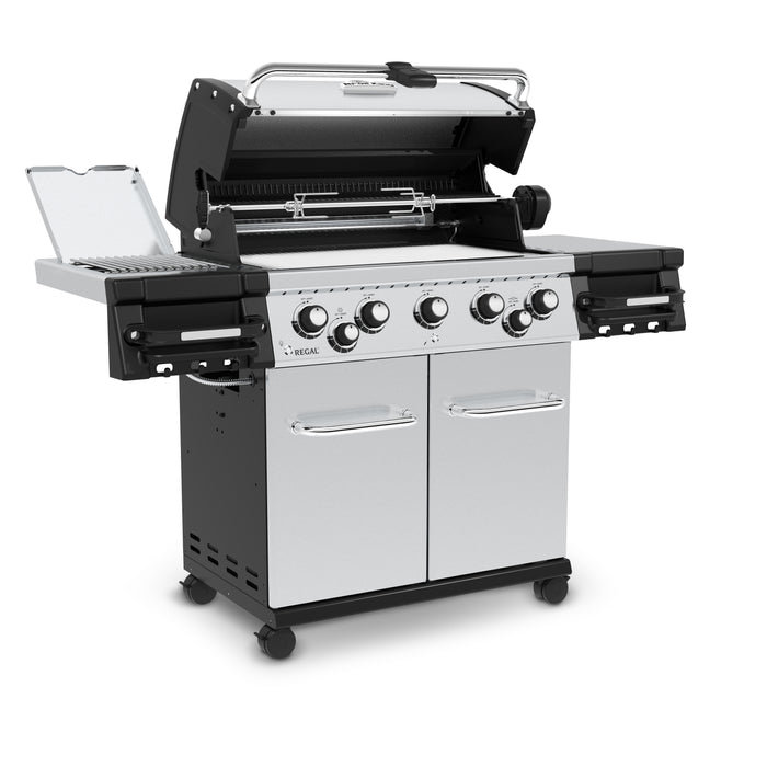 Broil King Regal™ S 590 Pro IR Natural Gas Grill with Infrared Side Burner & Rear Rotisserie Burner - 958944