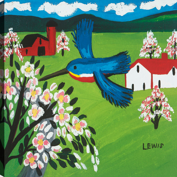 Hummingbird Canvas Wall Art – 21\" x 21\" 