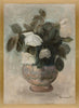 Brown Vase Framed Stucco Wall Art – 22" x 30" | Œuvre d’art murale en stuc encadrée « Brown Vase » - 22 po x 30 po