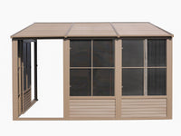 Gazebo Penguin Florence - Wall Mounted Solarium 10x12 Metal Roof