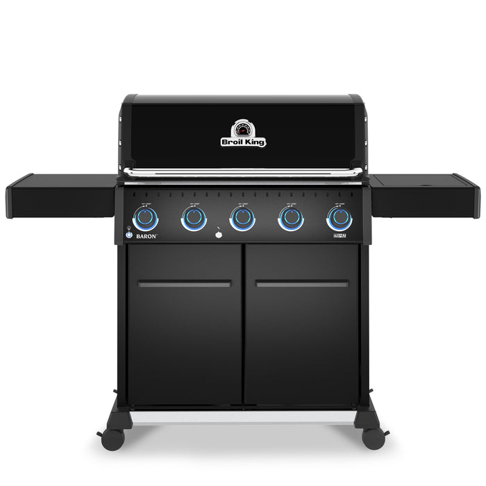 Broil King Baron 520 Pro Shadow 5-Burner 45,000-BTU Natural Gas BBQ - 675117 Grill