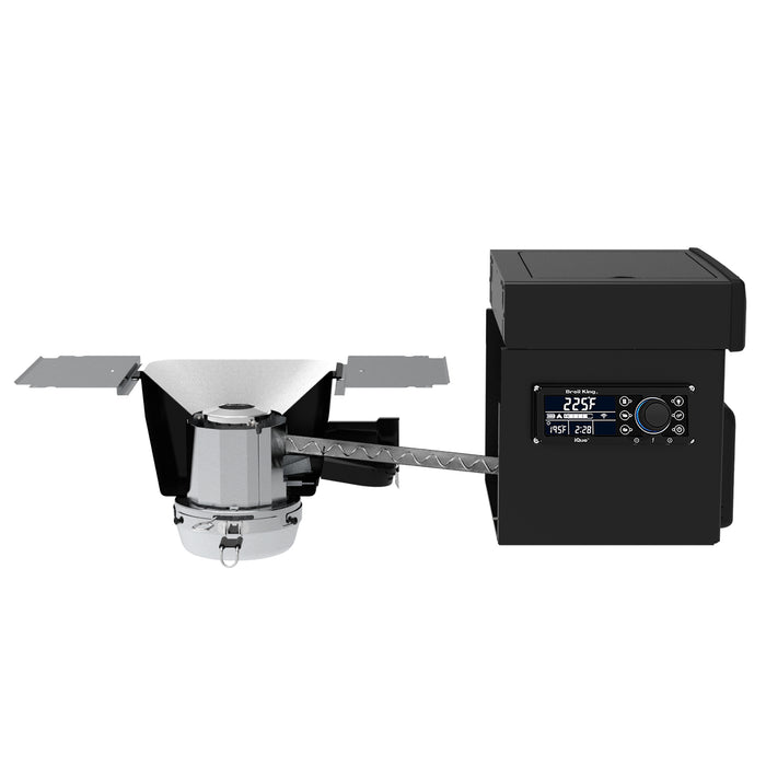 Broil King Baron 4-Burner Pellet Module Conversion Kit in Black Grill