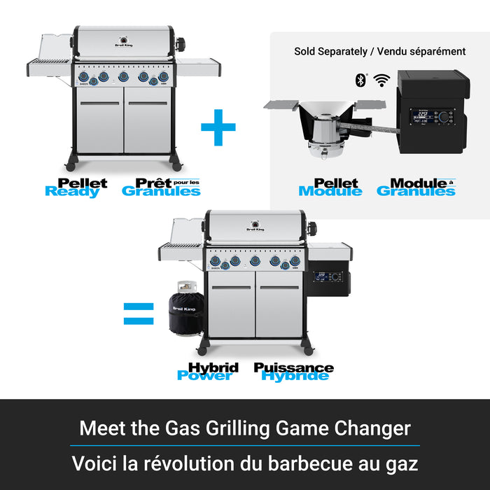 Broil King Baron S 590 Pro IR 5-Burner 45,000-BTU Natural Gas BBQ - 678347 Grill