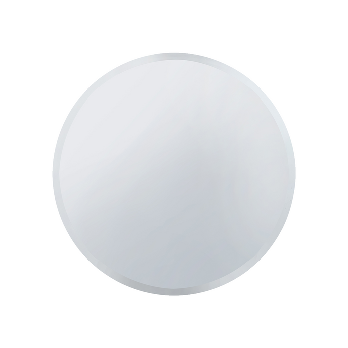 Arcus 30\" X 30\" Round Frameless Beveled Edge Mirror