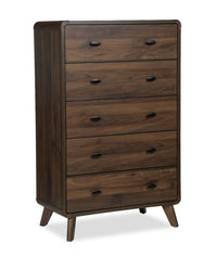 Cami Bedroom Chest of Drawers, 5-Drawer, Mid-Century Modern, 31.5