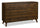 Cami Bedroom 6-Drawer Dresser, Mid-Century Modern, 58.5"W x 17.5"H – Brown
