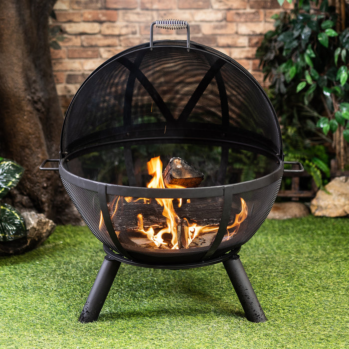 Deko Living Wood Burner Sphere Fire Pit
