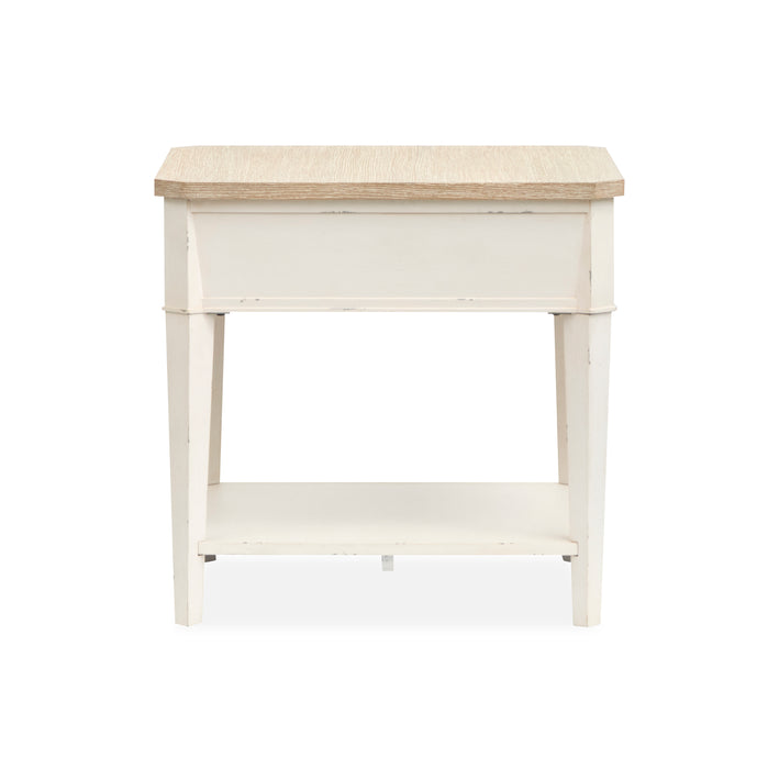 Collins 24\" End Table with Storage - Driftwood