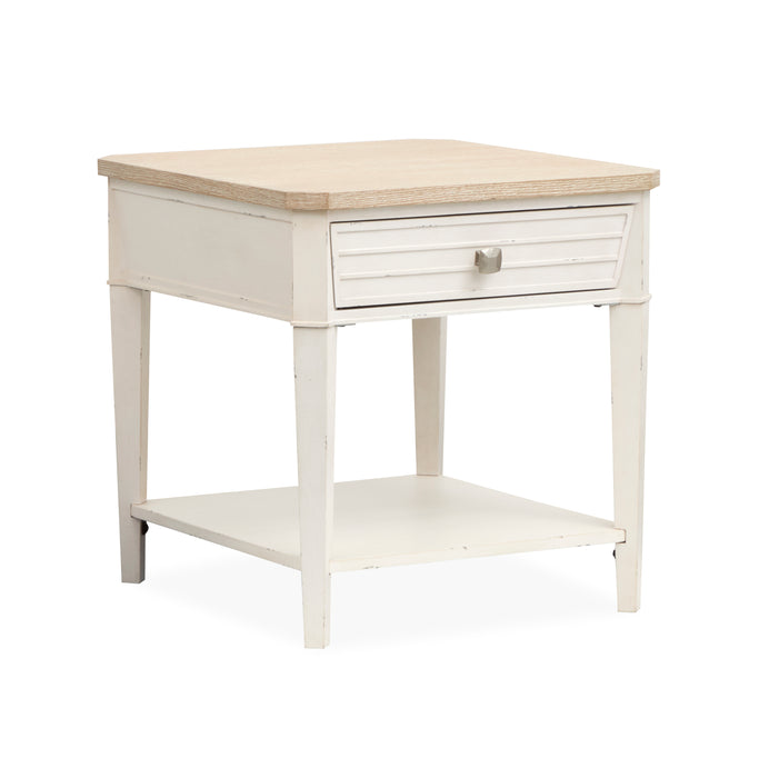 Collins 24\" End Table with Storage - Driftwood