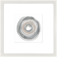 Sea Shell II Framed Artwork Raised Under Glass with Mat - 24