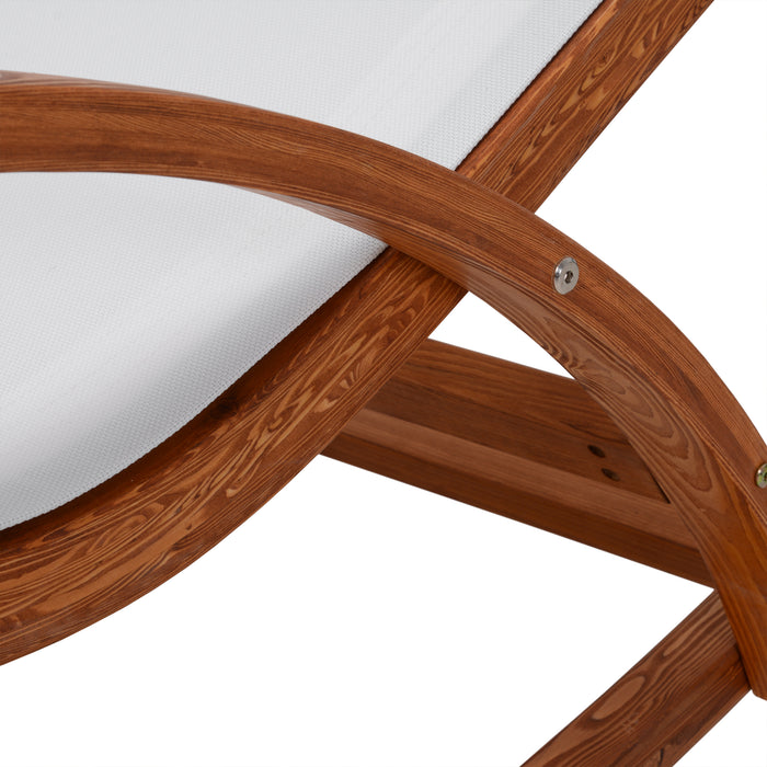 Deko Living Outdoor Lounge Chair - White