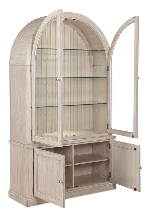 Corsa 47.5” Curio Cabinet – Light Grey Oak 