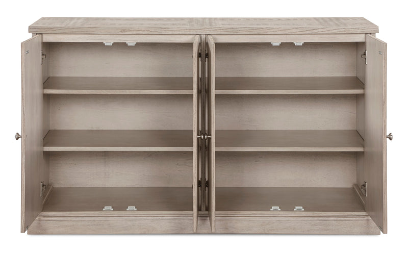 Corsa Server with Storage, 60”W – Light Grey Oak