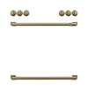 Café Brushed Brass Handle and Knob Kit for Range - CXFCHHKPMCG