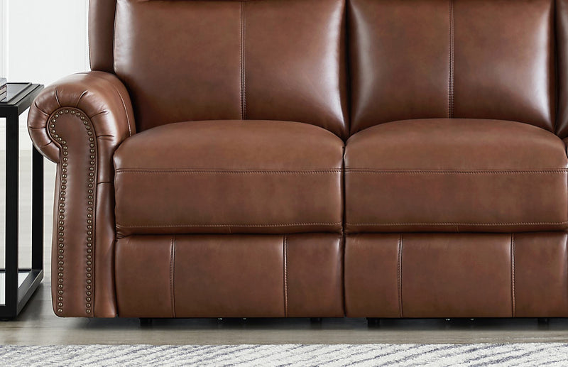 Hydeline Royce Power Reclining Sofa - Brown