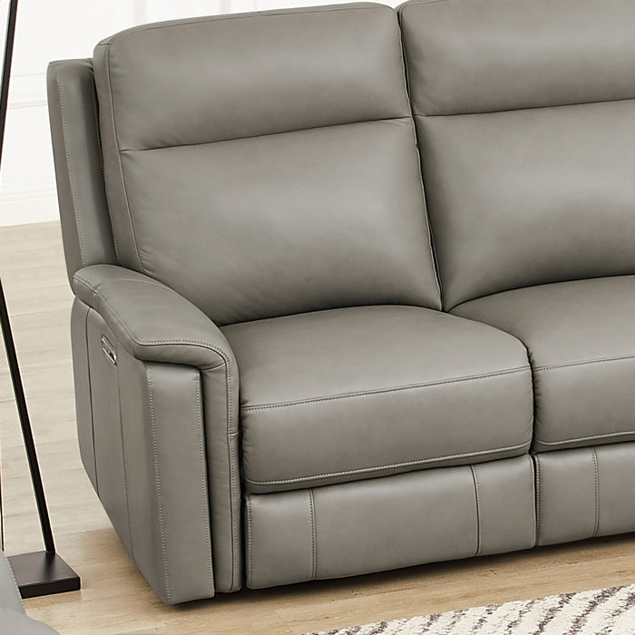 Hydeline Stanfield Power Reclining Loveseat - Grey