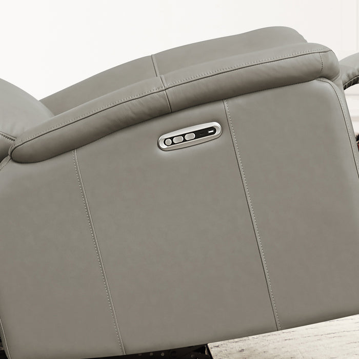 Hydeline Stanfield Power Reclining Loveseat - Grey