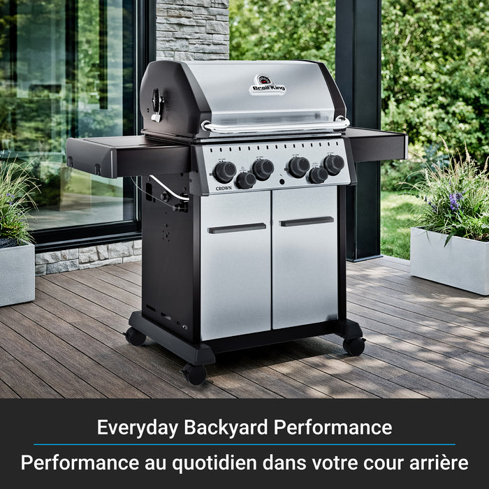 Broil King Crown S 490 4-Burner 40,000-BTU Propane Gas BBQ - 865384 Grill