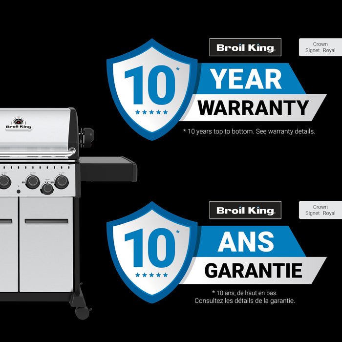 Broil King Crown S 490 4-Burner 40,000-BTU Propane Gas BBQ - 865384 Grill