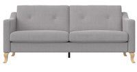 Mr. Kate Tess Linen Sofa - Light Grey