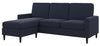 DHP Kaci Reversible Linen Sectional - Blue