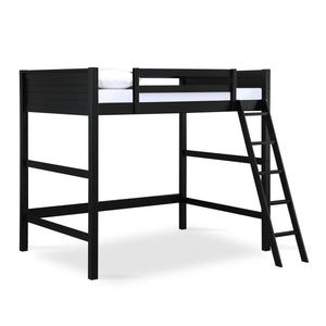 DHP Denver Full Loft Bed for Kids - Black