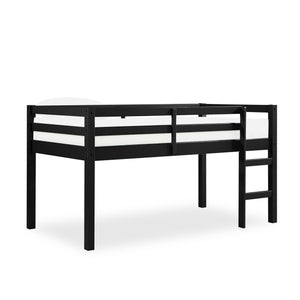 DHP Milton Junior Twin Wood Loft Bed - Black